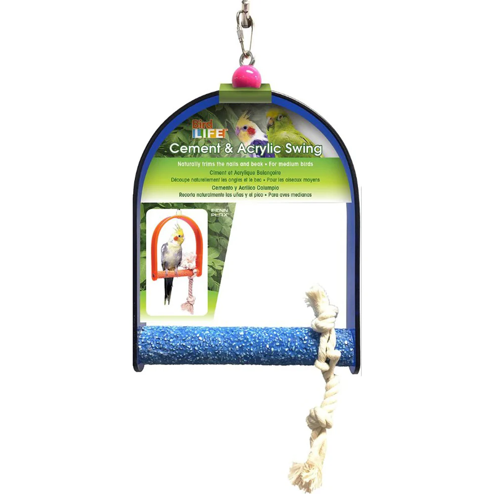 Penn Plax, Cement Swing with Rope, Sizes Sold Separately - Image 3